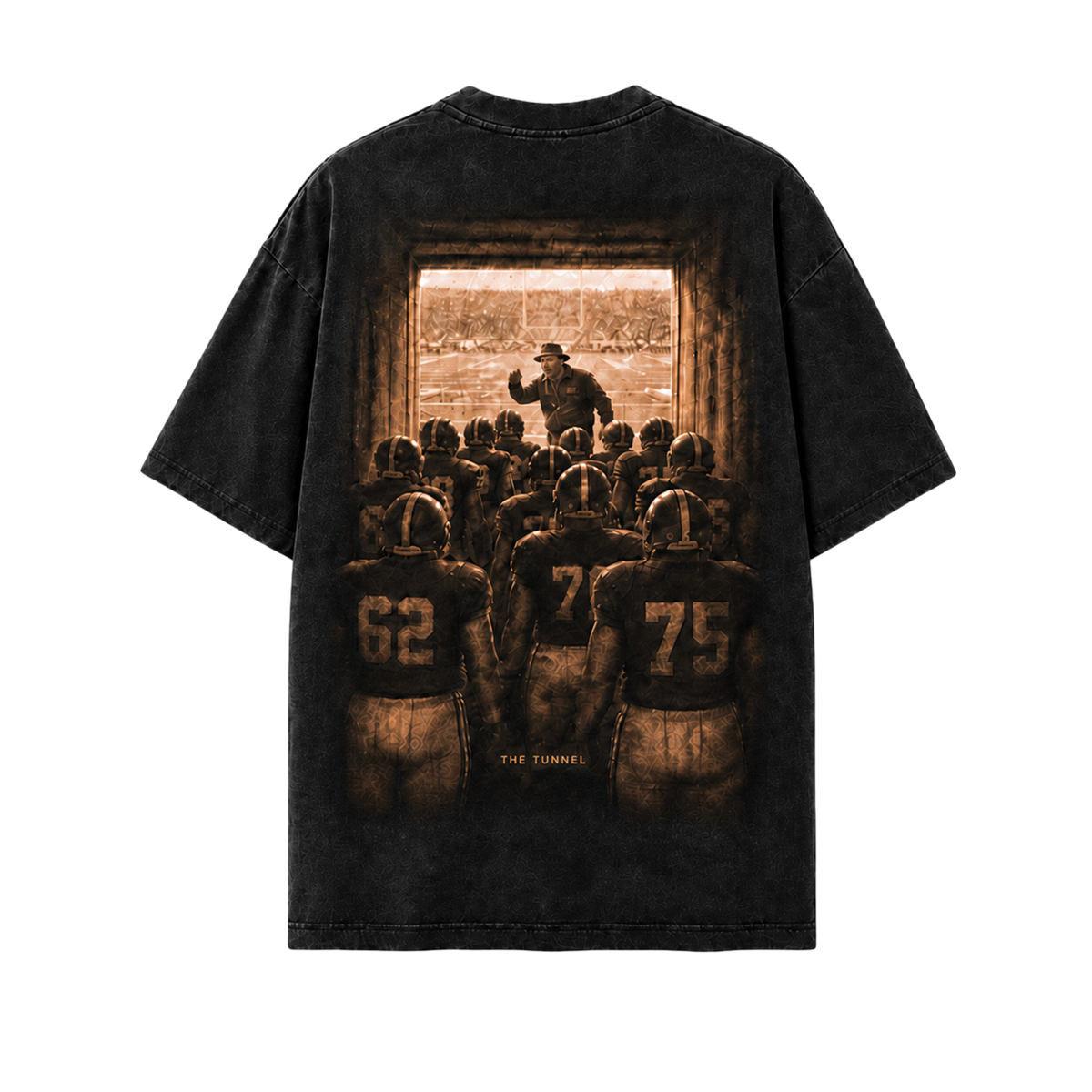 The Tunnel Oversized Tee – Vintage Black