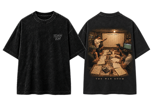 The War Room vintage black tee front and back