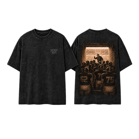 The Tunnel Oversized Tee – Vintage Black